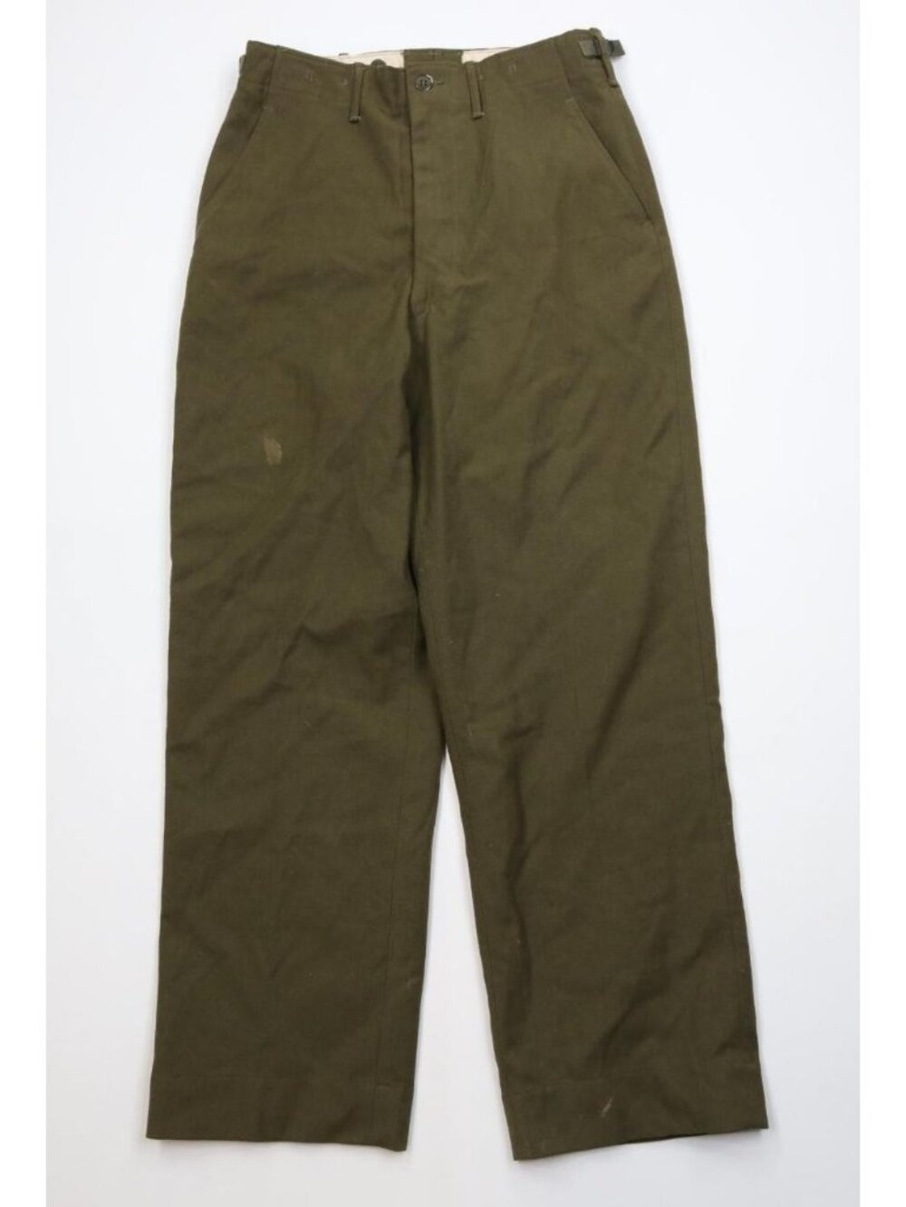 Vintage 60s Vietnam War Mens Small OG108 M1951 Wool Wide Leg Trousers Pants USA
